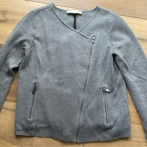 LOFT wool sweater with zipper